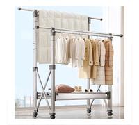 Large Capacity Foldable Free-Standing Clothes Drying Rack for Carpets, Bed Sheets, Quilts & More, Adjustable Height