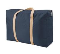 Large Capacity Folding Luggage Bag Unisex Thickening Oxford Cloth Travel Duffel Bags Sturdy Moving House Storage Bag for Fitness and Travel(M Blue)