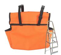 Large Capacity Folding Tool Caspa - Heavy Duty Tool Bags | Tool Holder Up | Large Capacity Ladder Caddy | Oxford Ladder Organizer with Bag for at