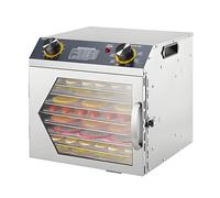 Large Capacity Food Dehydrator Machine Electric Food Dehydrator Machine Fruit Dryer Meat Drying Machine Dehydrator Stainless Steel for Home Food Processing,8thfloor