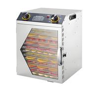 Large Capacity Food Dehydrator, Machine Electric Food Dehydrator,Machine Fruit Dryer Meat Drying Machine Dehydrator, Stainless Steel for Home Food Processing (18thfloor)