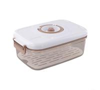 Large Capacity Food Vacuum Storage Box with Leak Proof Seal and User Friendly Lid Designed for Prolonged Fresh Food Storage (1.2L)