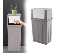 Large Capacity Garbage Bin for Kitchen, Office, School Dormitory, Restaurant, Hotel - Heavy Duty Waste Can
