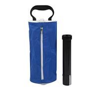 Large Capacity Golf Ball Retriever - Golf Balls Shag Bag with Detachable Aluminum Alloy Tube - Portable Detachable Pocket Storage Bag - Golf Scooping Device (blue)