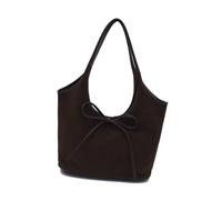 Large Capacity Handbag For Women All-Matching Top Handle Bag Fashion Shoulder Bag Armpit Lovely Bows Commuting Women Shoulder Korean Styles Armpit Large Capacity Handbag For Daily