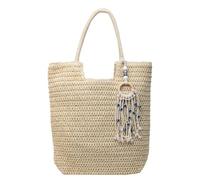 Large Capacity Handbags For Women Straw Shoulder Bag Weaving Seasides Female Handmade Beach Vacation Women Straw Handbag Handmade Weaving Shoulder Large Capacity Beach