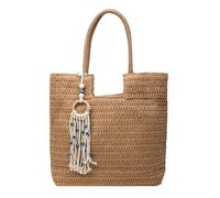 Large Capacity Handbags For Women Straw Shoulder Bag Weaving Seasides Female Handmade Beach Vacation Women Straw Handbag Handmade Weaving Shoulder Large Capacity Beach