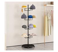 Large Capacity Hat Holder Stand Display for Cowboy Baseball Hats, Upright Heavy Duty Rolling Caps Storage Organizer for Retail Stores and Home