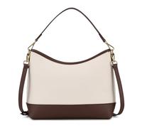 Large Capacity Hobo Bag for Women,Tote Crossbody Purse Handbag with Zipper Pockets for Work Travel Gym Commute, Gift Idea, Beige & Coffee