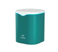 Large Capacity Humidifier 2000ml Dual for nozzle Cool Mist for Bedroom Baby Nursery Quiet Operation Adjustable Mist Level ABS Material 13x13x15cm(Green)