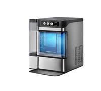 Large Capacity Ice Maker Countertop, Self-Cleaning Portable Ice Maker with 3L Detachable Water Tank for Home and Office, One-Click Operation