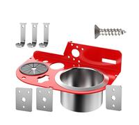 Large Capacity Ladder Mount Tool Holders Prevents Dropping Equipment While Working for Efficient Work on Heights Wall Mounting Tool Organizers