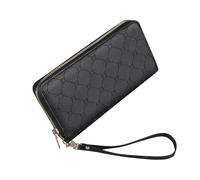 Large capacity lady's wallet, zipper-style card case, 14 compartments for organized storage without being crowded, a storage bag for holding change, credit cards and mobile phones