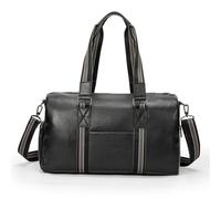 Large Capacity Leather Baotou Layer Cowhide Light Luxury Portable Short Travel Fitness Duffel Bag