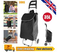 Hoppa Lightweight 6 Wheel Folding Shopping Trolley Large 47L