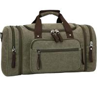 Large-Capacity Luggage Bag Fashion Leisure Travel Bag Trendy Outdoor Messenger Portable Canvas Travel Bag(3)