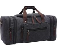 Large-Capacity Luggage Bag Fashion Leisure Travel Bag Trendy Outdoor Messenger Portable Canvas Travel Bag(1)