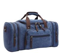 Large-Capacity Luggage Bag Fashion Leisure Travel Bag Trendy Outdoor Messenger Portable Canvas Travel Bag(1)