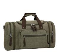 Large-Capacity Luggage Bag Fashion Leisure Travel Bag Trendy Outdoor Messenger Portable Canvas Travel Bag(3)