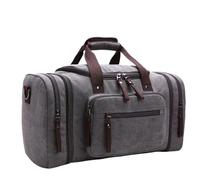 Large-Capacity Luggage Bag Fashion Leisure Travel Bag Trendy Outdoor Messenger Portable Canvas Travel Bag(2)