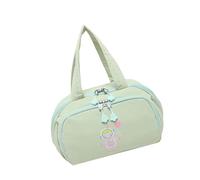 Large Capacity Makeup with Multiple Compartments and Handle for Travel Gym Storage Travel Case