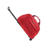 Large Capacity Men Trolley Bag Portable Waterproof Travel Suitcase Women Rolling Luggage with Wheels Carry-On Bags for Travel Work(Red Simple)