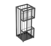 Large Capacity Metal Umbrella Holder At The Entrance,Double Layer Metal Umbrellas Stand Hotel Commercial,indoor Large-capacity Standing Umbrellas Stand,Entrance Umbrella Organizer(A,20*20*50cm/8*8*20i
