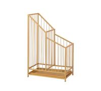 Large Capacity Metal Umbrella Stand for Hallways Perfect for Commercial Entrances with Removable Drip Tray (B 40 x 25 x 10 cm)