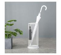 Large Capacity Metal Umbrella Stand with Drip Tray & Hook - Stylish Space-Saving Design for Hotels & Offices Holds 8-12 Umbrellas Perfect for Indoor & Outdoor Use