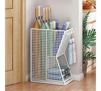 Large-capacity Metal Umbrella Stand With Removable Drip Tray - Stylish Indoor Storage Rack For Hotels, Offices, And Entrances - Durable And Functional Design White 50 * 35 * 20cm/19.7 * 13.8 * 7.9in