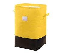 Large Capacity Moving Bag, Thickened, Wear-resistant, Waterproof Storage Bag for Boarding School, Home Organizing, Seasonal Clothing Quilt Storage(YEllOW 180L)