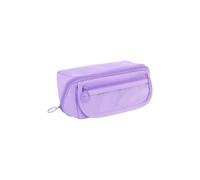 Large Capacity Multi Compartment Pencil Bag, Transparent Visible Stationery Pouch, Waterproof Zipper Storage Case for Students Office Cosmetic Small Daily Items