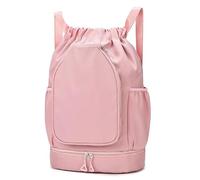 Large Capacity Multifunction Daypack Decor Carrier Badminton Racket Bag for Dating Outdoor Activities(Pink)