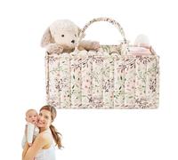 Large Capacity Nappy Caddy Organizer - Multi Functional Nursery Storage Baskets, Beautiful Practical Baby Caddy Organizer, Convenient to Carry Baby Baskets, Worry Free Choice for Taking Children Out