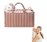 Large Capacity Nappy Caddy Organizer - Multi Functional Nursery Storage Baskets, Beautiful Practical Baby Caddy Organizer, Convenient to Carry Baby Baskets, Worry Free Choice for Taking Children Out