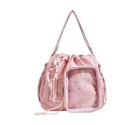 Large Capacity Nylon Backpack With Star Pattern Shoulder Bag For Women and Girls Pin Display Bag Easy To Carry, Pk, 33x14x32cm