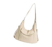 Large Capacity Nylon Crossbody Bag Three Adjustable Carrying Methods for Hand Shoulder and Backpack Use During Commuting, Bg, As the pic show