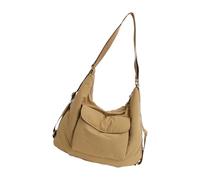 Large Capacity Nylon Crossbody Bag Three Adjustable Carrying Methods for Hand Shoulder and Backpack Use During Commuting Travel Nylon Bag