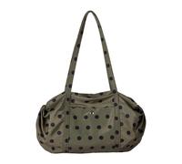 Large-Capacity Nylon Shoulder Bag With A Lightweight Polka-Dot Design For Everyday Casual Use. Korean Shoulder Bag