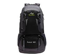 Large Capacity Outdoor Backpack 60L Hiking Bag Student School Bag Leisure Bag Backpacks Men 6-10L, black, standard size, Rucksack Backpacks