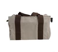 Large Capacity Oxford Canvas Tool Bag for Mechanics, DIYers & for Homeowners - Wear-Resistant, Sturdy Bottom, Wide Strap Handle, 30 x 12 x 18 cm - Green/Grey(Grey)