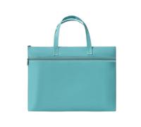 Large Capacity Oxford Cloth Document Bag with Handle Waterproof for Artist, Teacher, Office Supplies and Travel(Cyan)