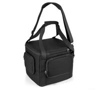 Large Capacity Oxford Cloth Shoulder Bag Compatible for Jackery Explorer 1000 v2, Black Handbag with 33x23x25cm Compact Design for Secure Storage and Outdoor Travel Gear