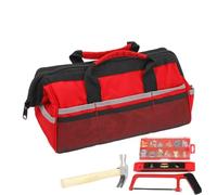 Large Capacity Oxford Cloth Tool Bag Heavy Duty | Mechanic Tool Bag with Holder for Carpenters Plumbers Technicians Construction Site Repair