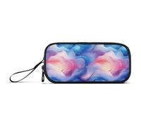 Large Capacity Pencil Bag Kids Big Pencil Cases Middle School Multifunctional Royal Blue Rainbow