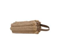 Large Capacity Pencil Bag with Handle Zipper Pen Pouch Plush Pencil Case Travel Cosmetic Storage School Office Plush Girl Cosmetics Storage, brown