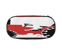 Large capacity pencil case, Cartoon Tractor Organizer with Zippered, Compartments & Elastic Pen Holders for School, Office, Lightweight pen bag for Travel, MULTI-USE Oxford Fabric pencil bag