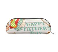 Large Capacity Pencil Case For School & Travel, Ties Shoes Camera Fishing Rod Pen Pouch, Leather Semi-Circle Organizer For Boys Girls Teens, Stationery Organizer Office Makeup Bag For Women Men