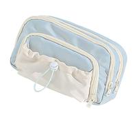 Large Capacity Pencil Case Multi-Layer Pen Bag School Supplies for Organizing Markers and Accessories Large Capacity Pencil Multi Layer Bag with Aesthetic Design for School Art Supplies Storage Case