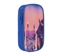 Large Capacity Pencil Case Pencil Bag The Old Hollywood Print Double-Zipper Pen Case